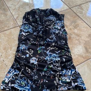 White House black market black dressy sleeveless top